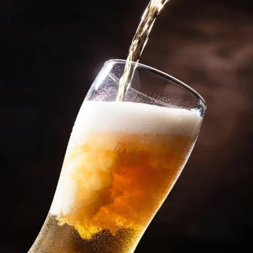 Jogo 6 Copos Vidro Estilo Bar Chopp Cerveja Resistente