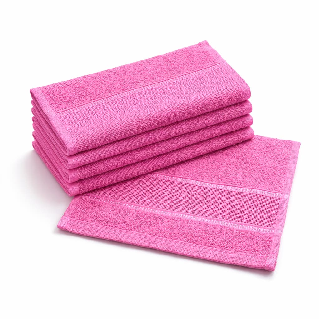 Kit 5 Toalhinhas De Mão Boca Rosto Social Lavabo Escolar Academia Para Bordar  Toalha 100% Algodão 29 x 50cm