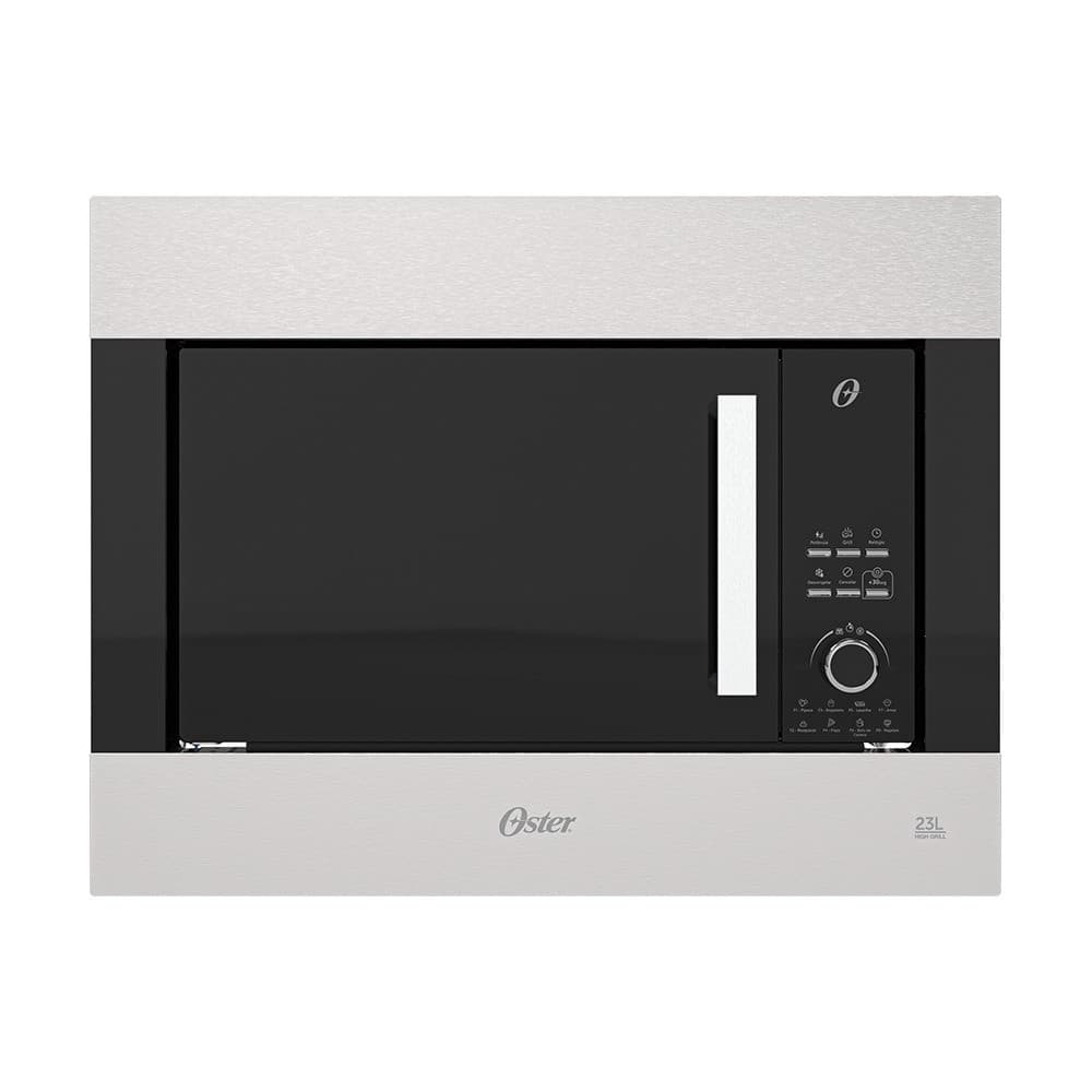 Forno Micro-ondas de Embutir 23L Oster Black Inox 127V