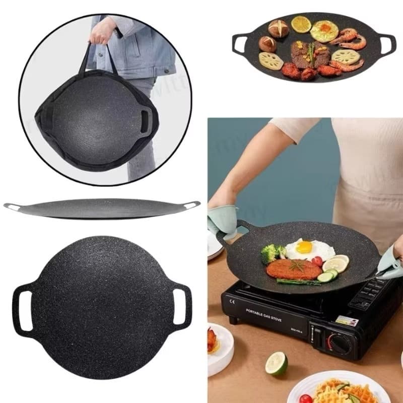 Tacho Disco De Arado Chapa Arredondada Grande Bifeteira Multiuso Antiaderente 30cm
