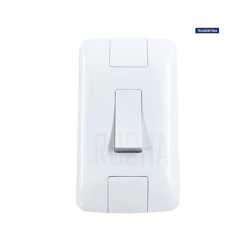 Interruptor Simples 4x2 Branco 6A 250V Durável Para Iluminação Residencial