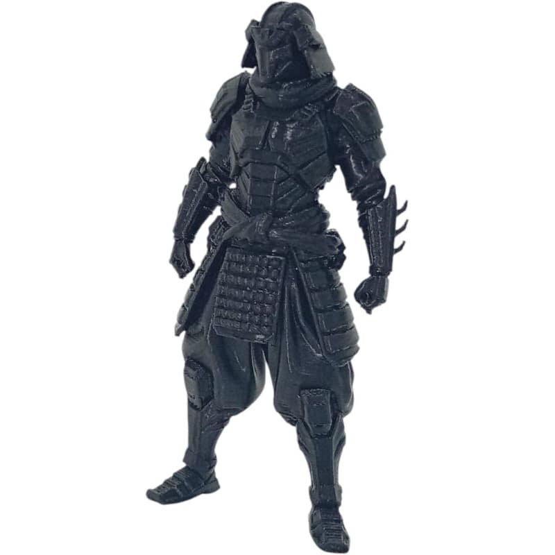 Miniatura Guerreiro Samurai 3D Decoração Temática oriental