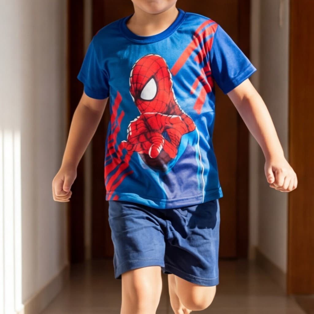 Camisa Infantil Estampa Homem Aranha Conforto E Estilo Para Crianças Que Amam Aventura