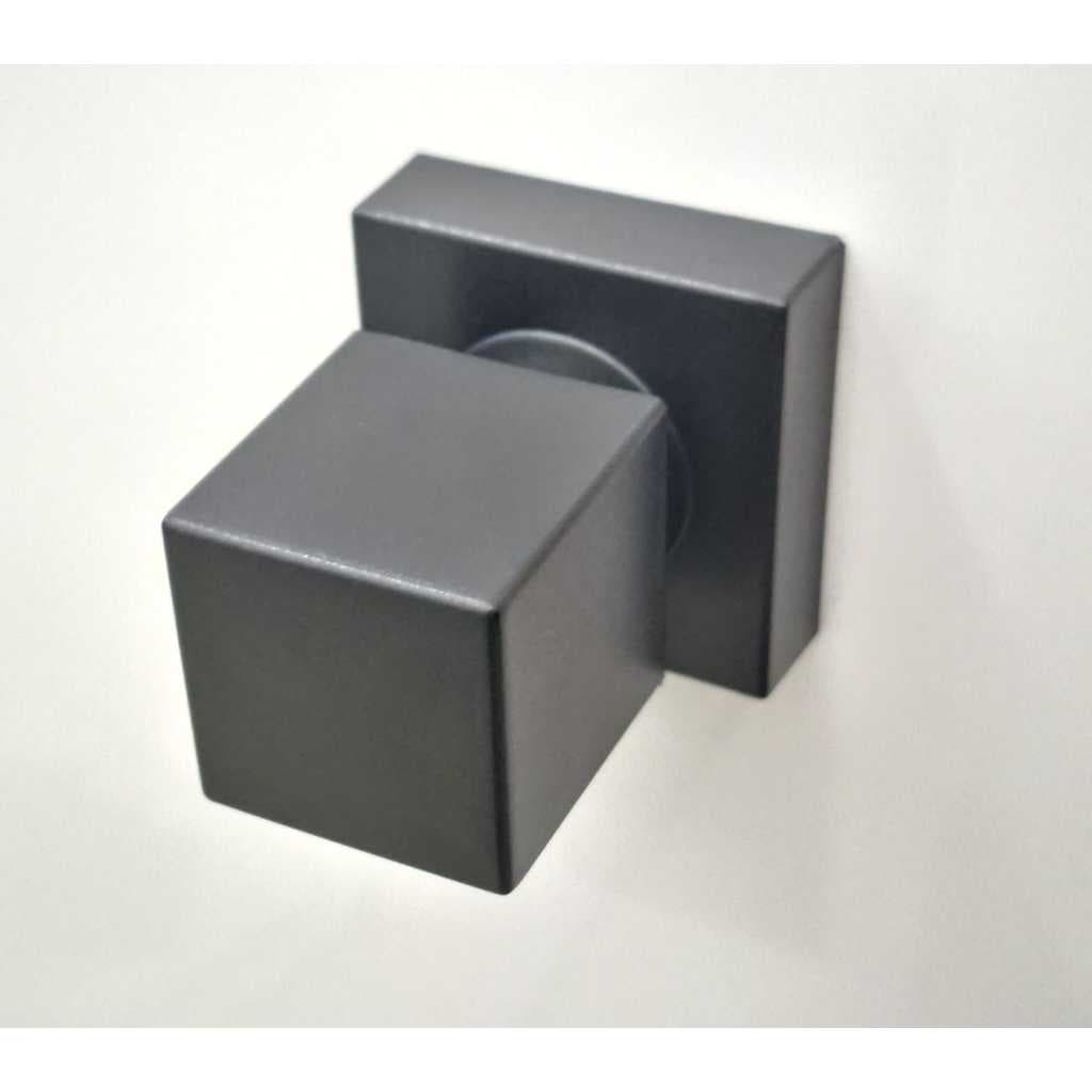 Acabamento Para Registro Chuveiro e Geral Preto Quadrado ABS 1/2 e 3/4 Padrão Deca Preção e Gaveta