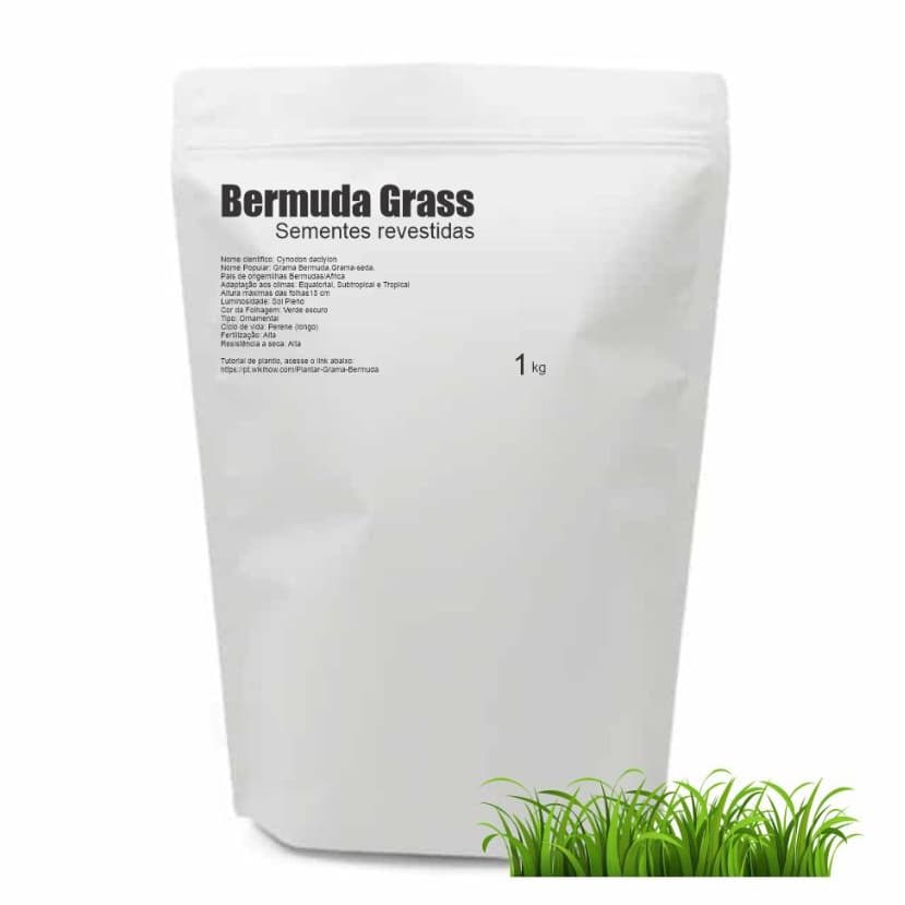 Semente de Grama Bermuda Peletizadas Folha Fina para Jardim Campo de Futebol