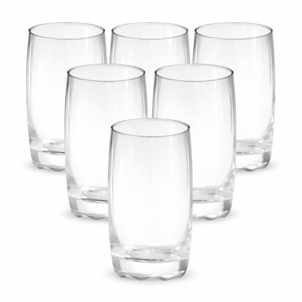 Jogo De Copo Sylvana Pasabahçe Nassau 385ml Resistente Elegante Premium