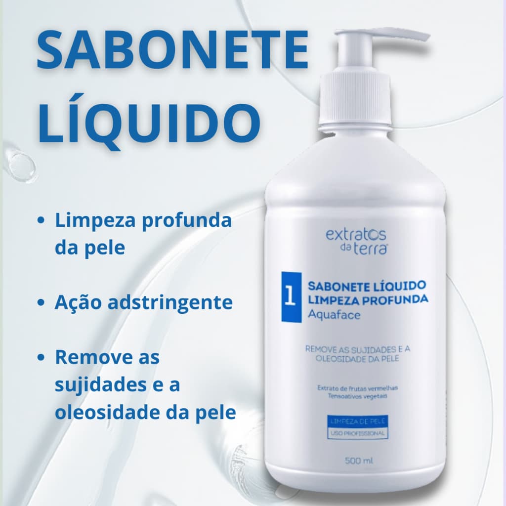 Sabonete Liquido Aquaface Extratos da Terra