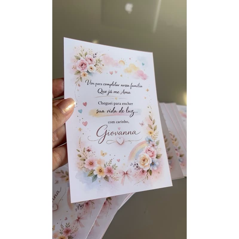 Cartão Personalizado 10x14 (enviando sua arte) – Papel fotografico ou Papel Cartão 180gr