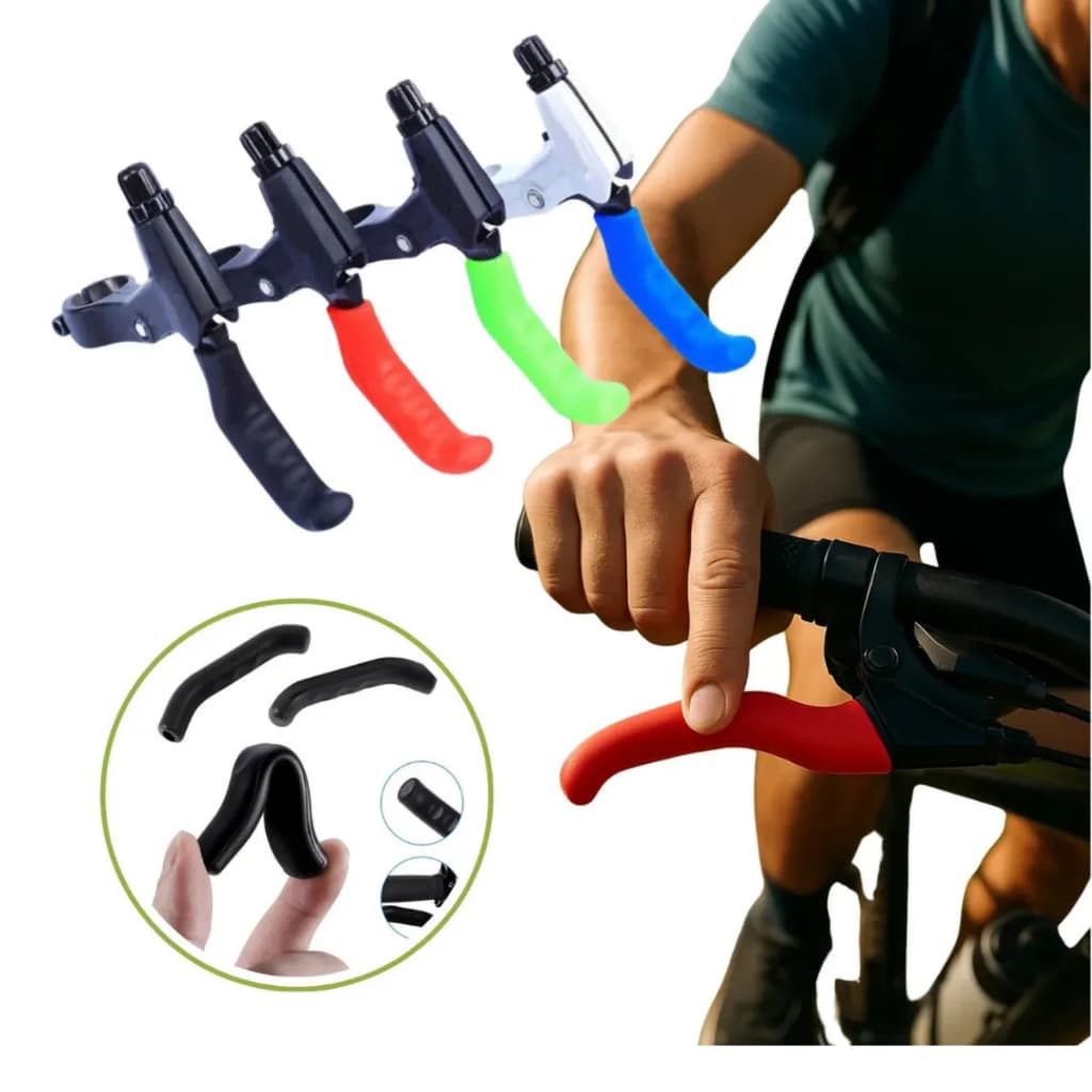 Protetor de Manete Freio Bicicleta Mtb Silicone Antiderrapante Resistente 1 Par