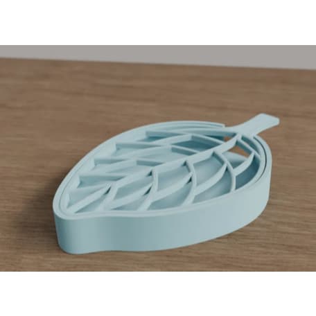 Saboneteira em formato de folha- 3D- Decoração banheiro