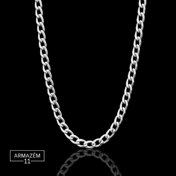 Corrente Masculina Grumet Aço Inoxidável 316L