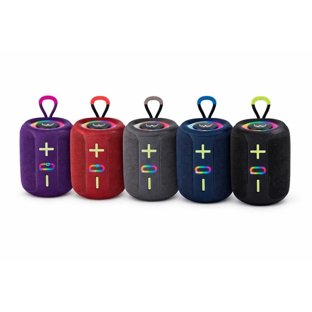 Caixa de Som aprova d'Água Portátil 30W Recarregável Super Potente USB Bateria de Alta Duração LED RGB
