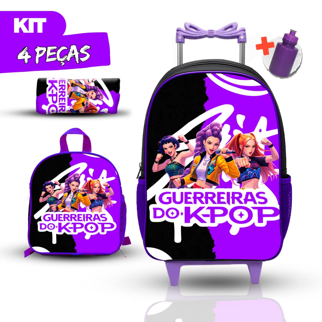 Mochila Escolar Guerreiras kpop