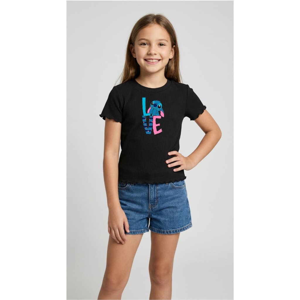 Cropeed infantil blusa modinha personagens Desenhos youtubers