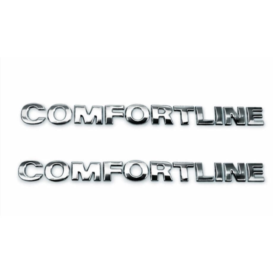 Par De Emblemas Comfortline Polo Gol Golf Voyage Parati