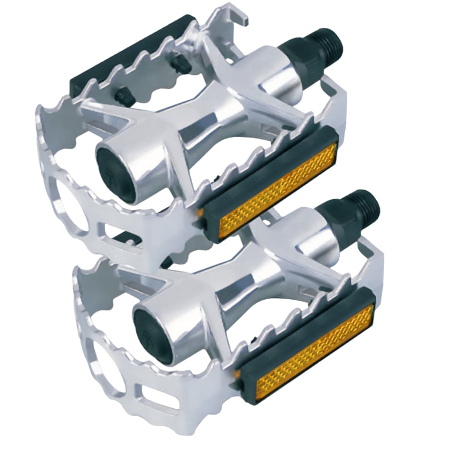 Pedal Bike Mtb Aluminio Polido Rosca Fina 1/2 para Pedivela Monobloco Mtb Urbana aro 20 24 26 29