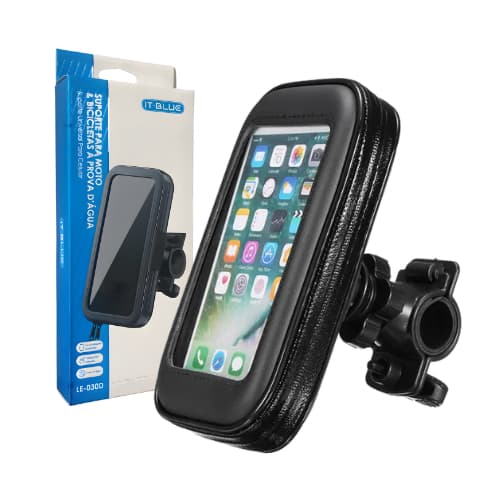 Suporte de Celular para Moto e Bicicleta até 6.6" LE-030D