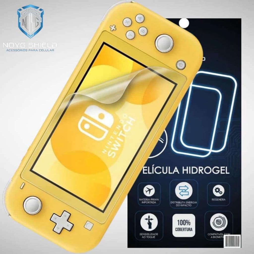 Pelicula Gel Hidrogel Protetor de Tela Anti Impacto para Nintendo Switch Lite