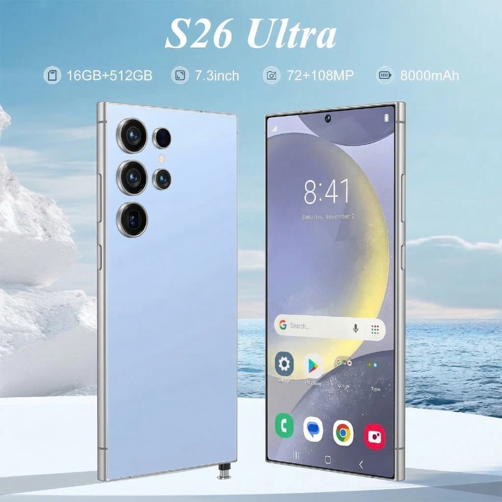 BML S26 Ultra 512GB / 12GB RAM (+4 dinâmica) 5G LTE - Bateria 8000 mAh