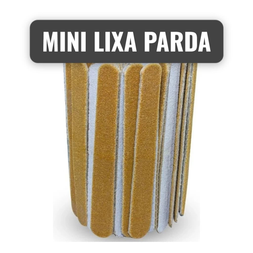 Mini Lixa Parda (8 cm) para Unhas