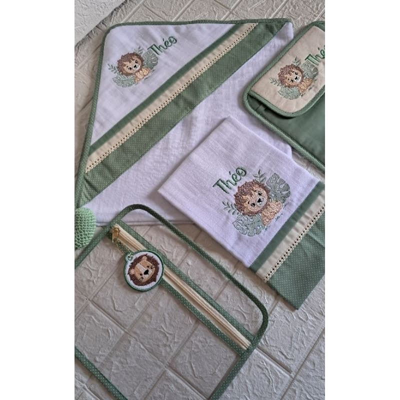 Toalha de banho kit maternidade organizador
