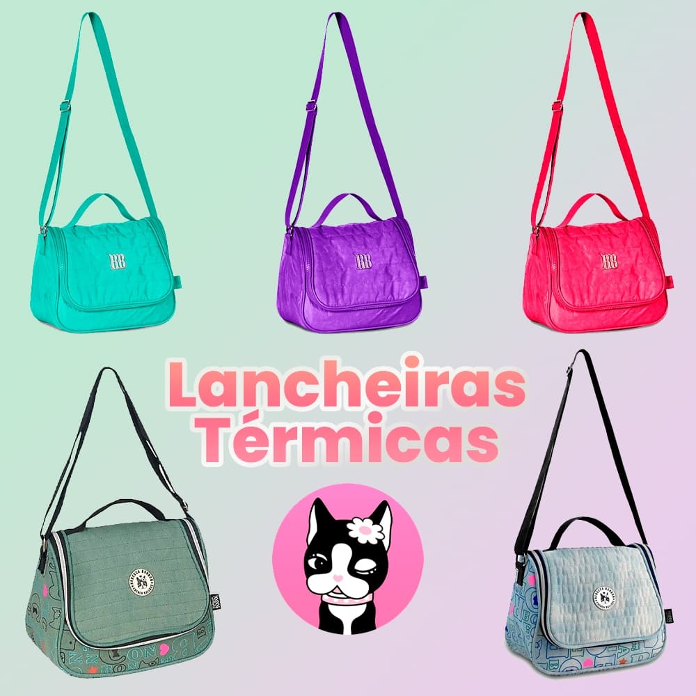Bolsa Térmica Lancheira Rebecca Bonbon RB Luluca Youtuber Preço Imperdível Oficial Lançamento