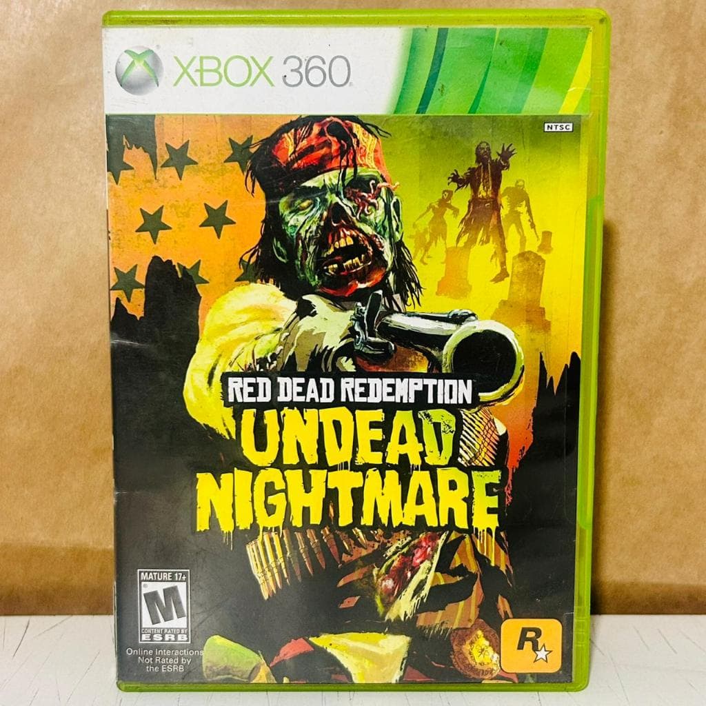 Red Dead Redemption Undead Nightmare Mídia Física Original Seminovo Xbox 360.