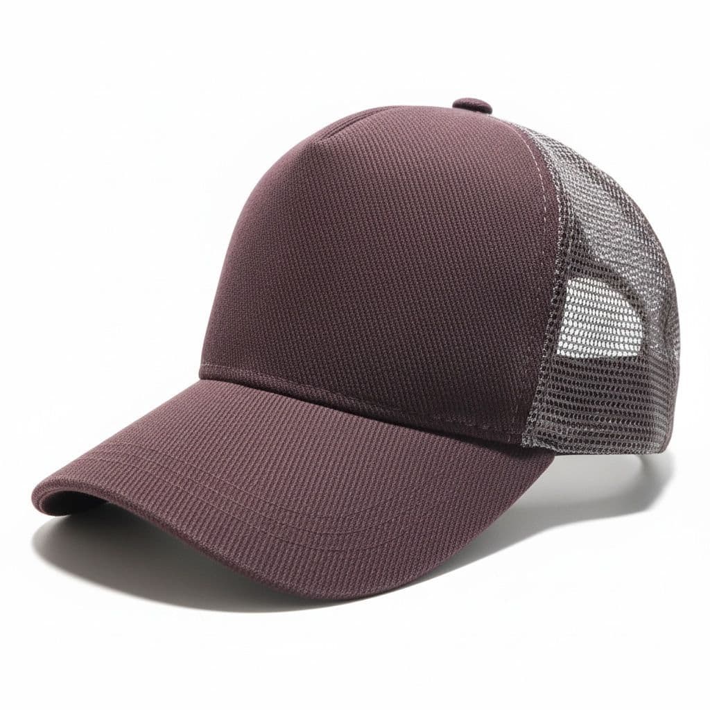 Boné Liso de Telinha Aba Torta Várias Cores Boné Trucker Respirável Marrom Preto Royal Bege Raglam