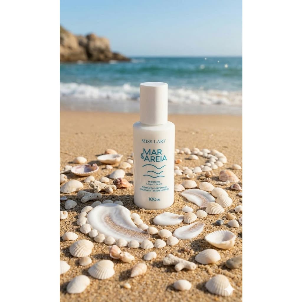 Hidratante - Corpo e Rosto - Mar & Areia - Miss Lary - 100ml