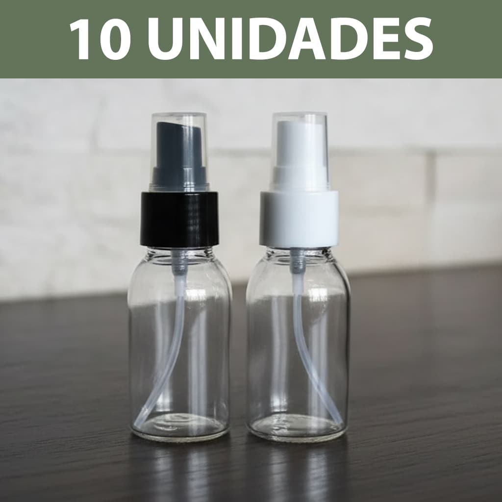 Frasco Pet 60 ml Com Válvula Spray  24/410 10 Unidades