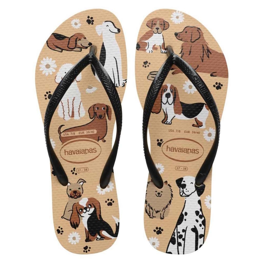 Chinelo Feminino Havaianas Slim Pets Adulto