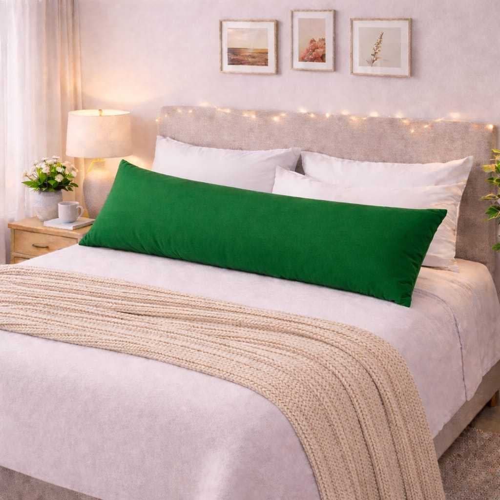Travesseiro de Corpo Xuxão 1.25x0.45cm Cheio Enchimento de Silicone Liso para Quarto Sala Decoração