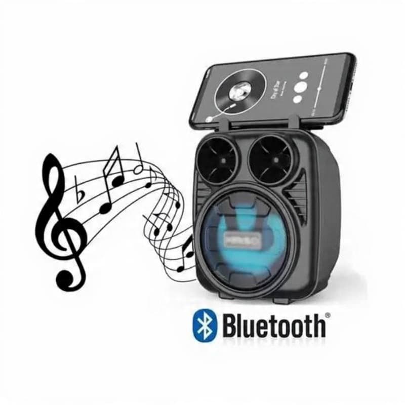Caixa de Som Bluetooth com Rádio AM/FM, USB e MP3, Som Potente e Versátil, Ideal para Ouvir Música em Casa, no Trabalho,