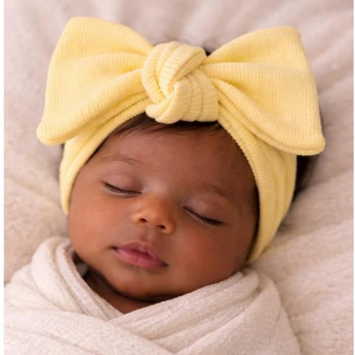 Kit 3 faixa  Turbante para Bebê - Ajustável para recém nascido a 2 anos- Cores Variadas