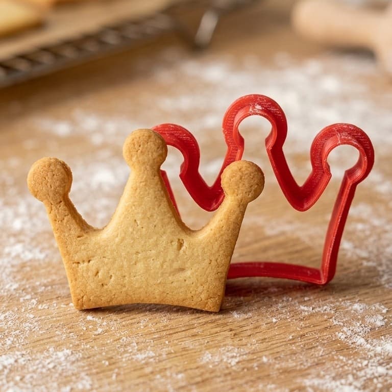 Cortador de Massa e Biscoito Coroa - Rei, Rainha - Biscuit - Pasta Americana - Fondant - Confeitaria