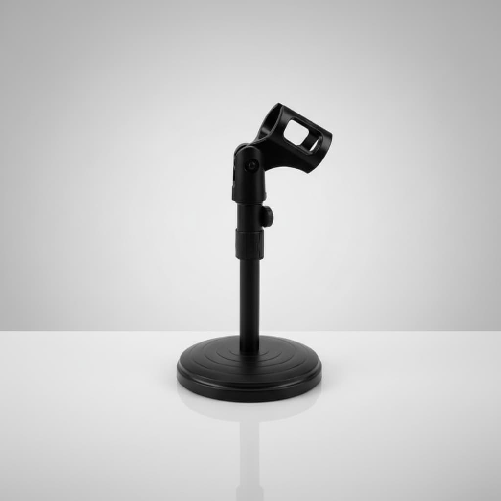 Suporte De Mesa Microfone Mini Pedestal Portátil Desmontável