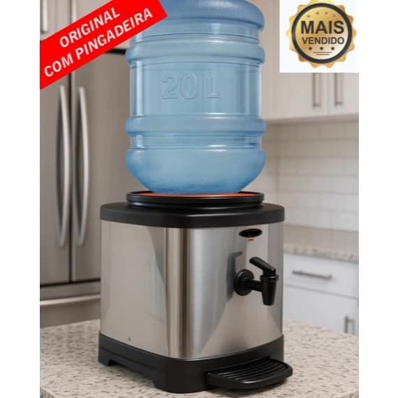 Suporte Para Galão De Água Mineral 10/20 Inox cuba de Cerâmica