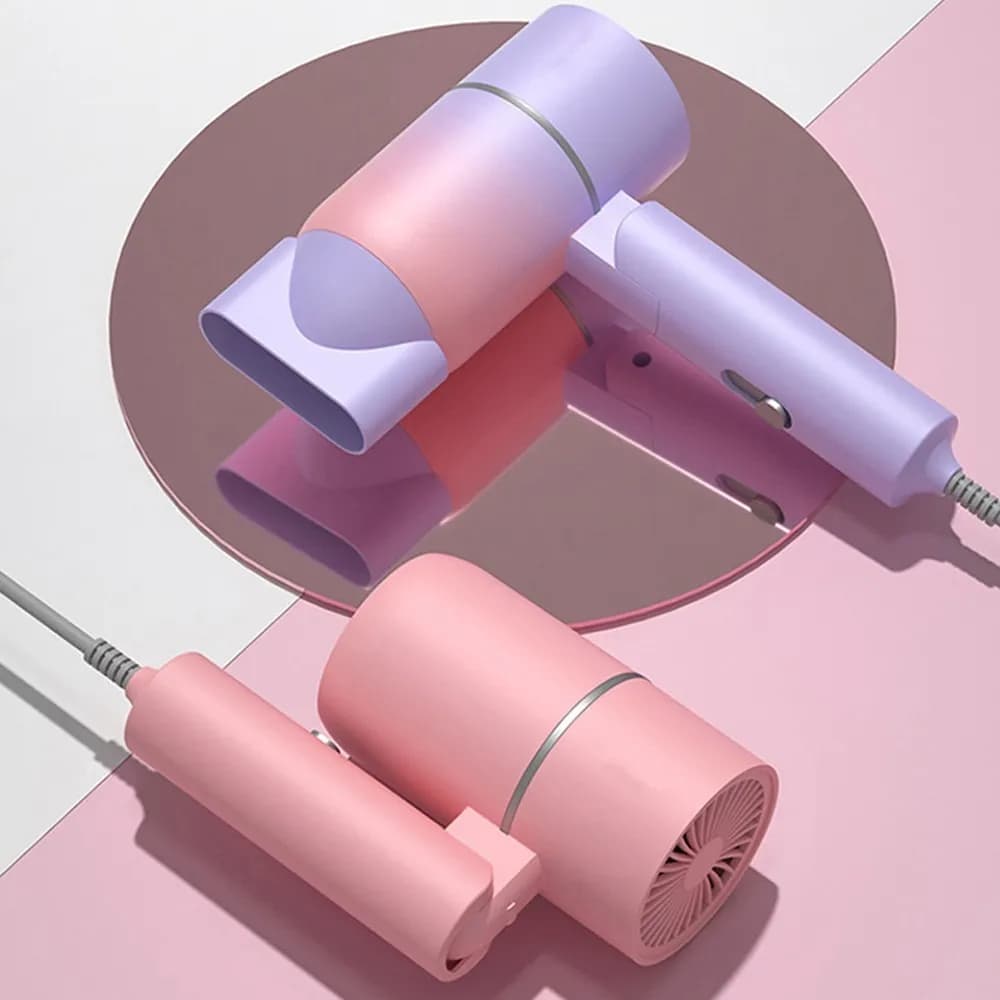 Secador de Cabelo Portátil Dobrável Compacto – Leve, Prático e Ideal para Viagens