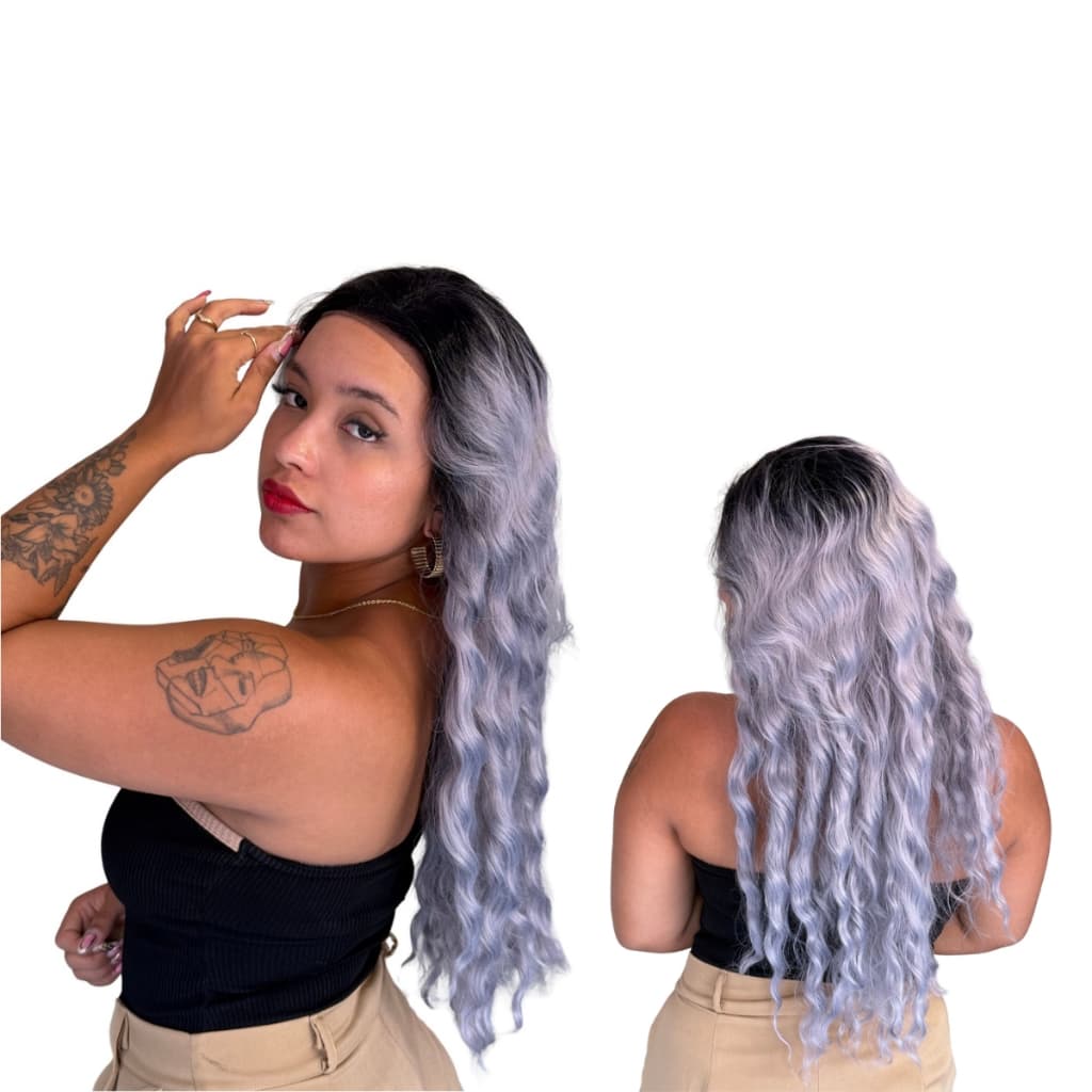 Lace Front Cacheada Longa Orgânica Premium Toque Real Soft