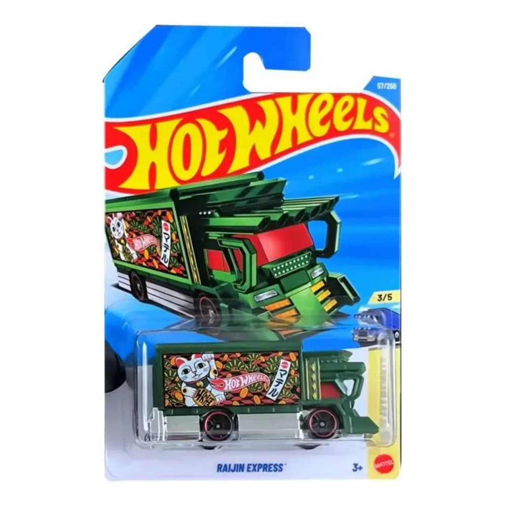 Carrinho Hot Wheels Heavyweights – Raijin Express - JJJ27