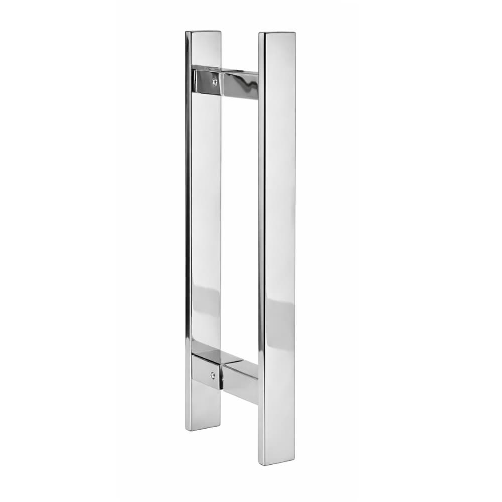 Puxador 40cm para portas de madeira, vidro e aluminio inox barra chata