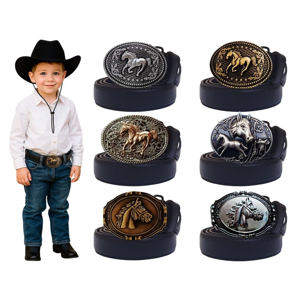 Cinto Fivela Country Menino Cowboy Infantil Bebê Rodeio festa junina São João Unissex