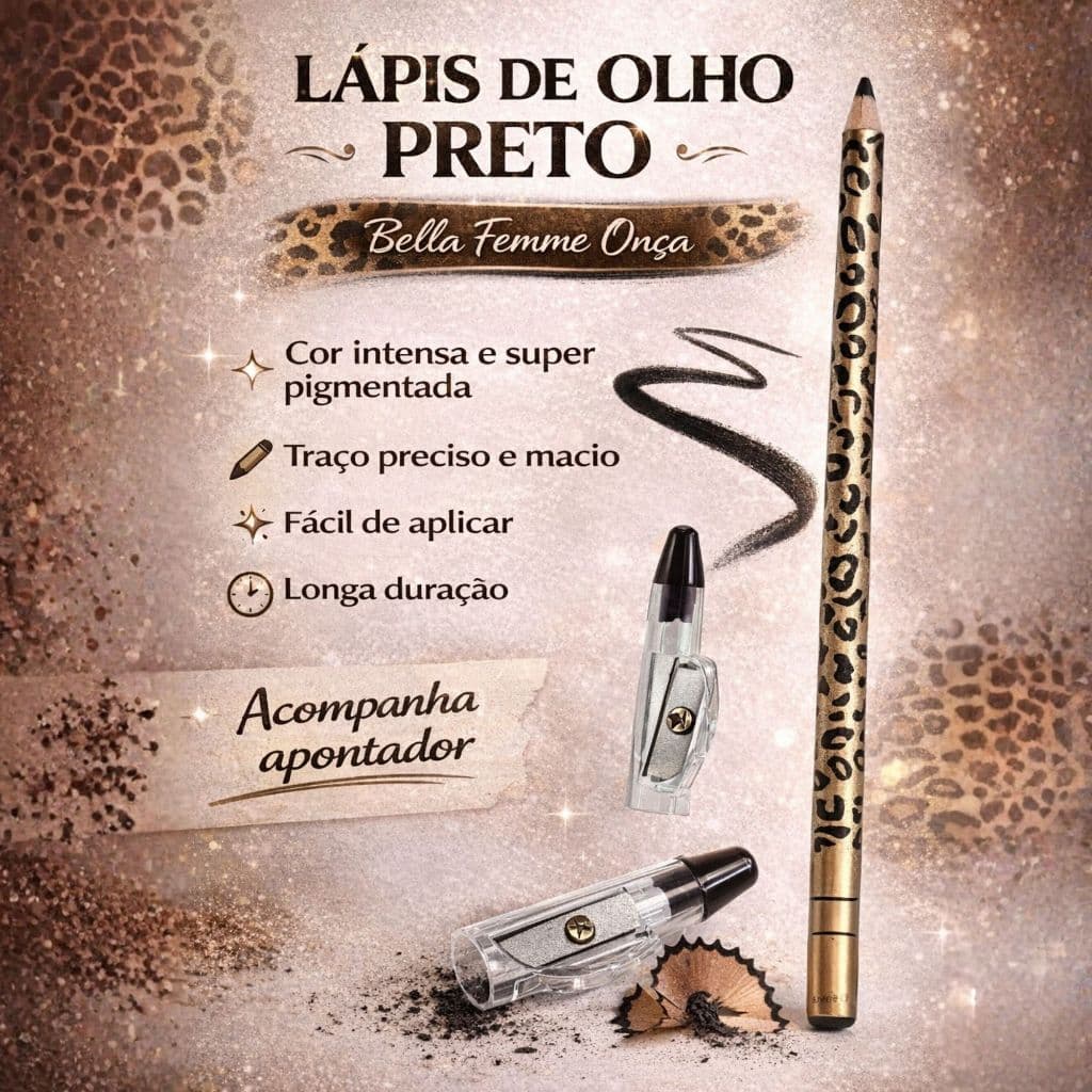 lapis de olho preto onça bella femme