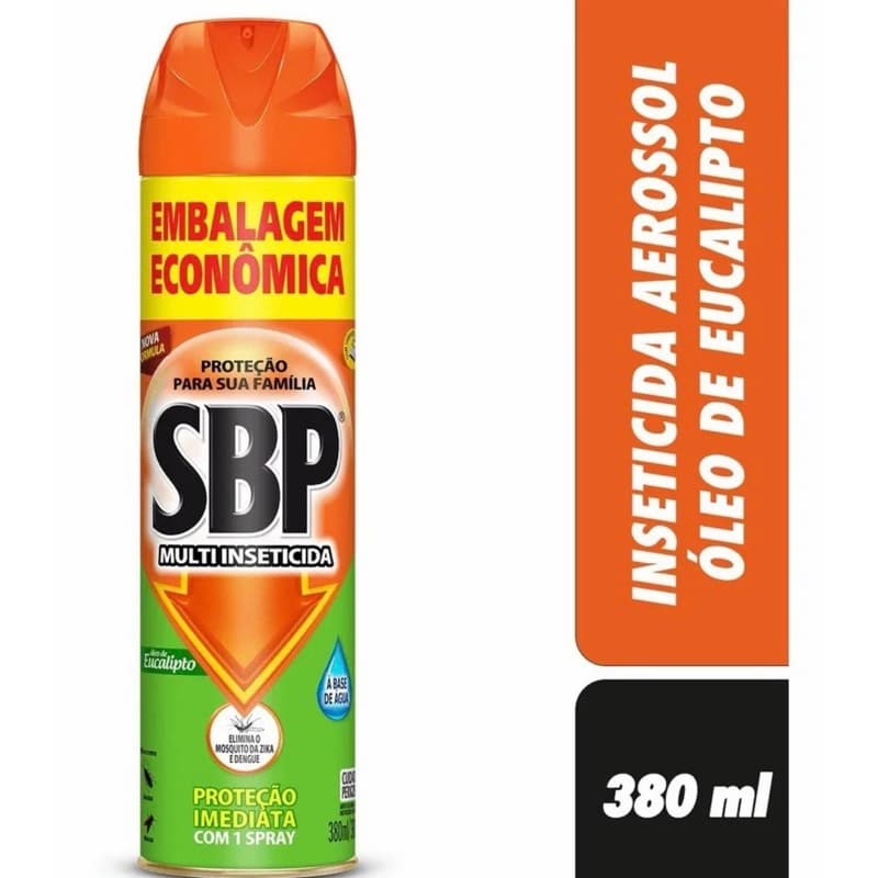 SBP Multi Inseticida Aerossol Óleo de Eucalipto 380ml