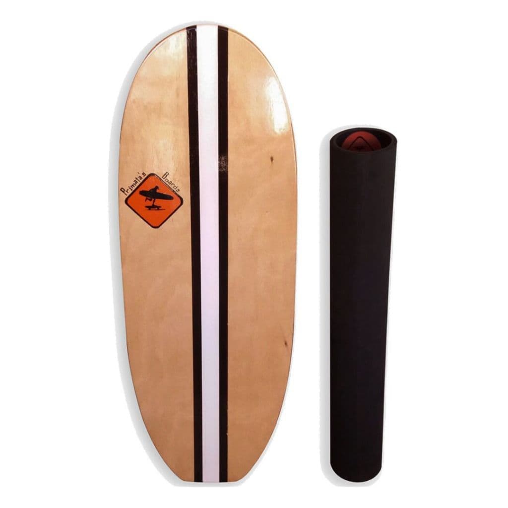 Prancha De Equilíbrio Balance Board Simulador De Longboard - Faixa preta