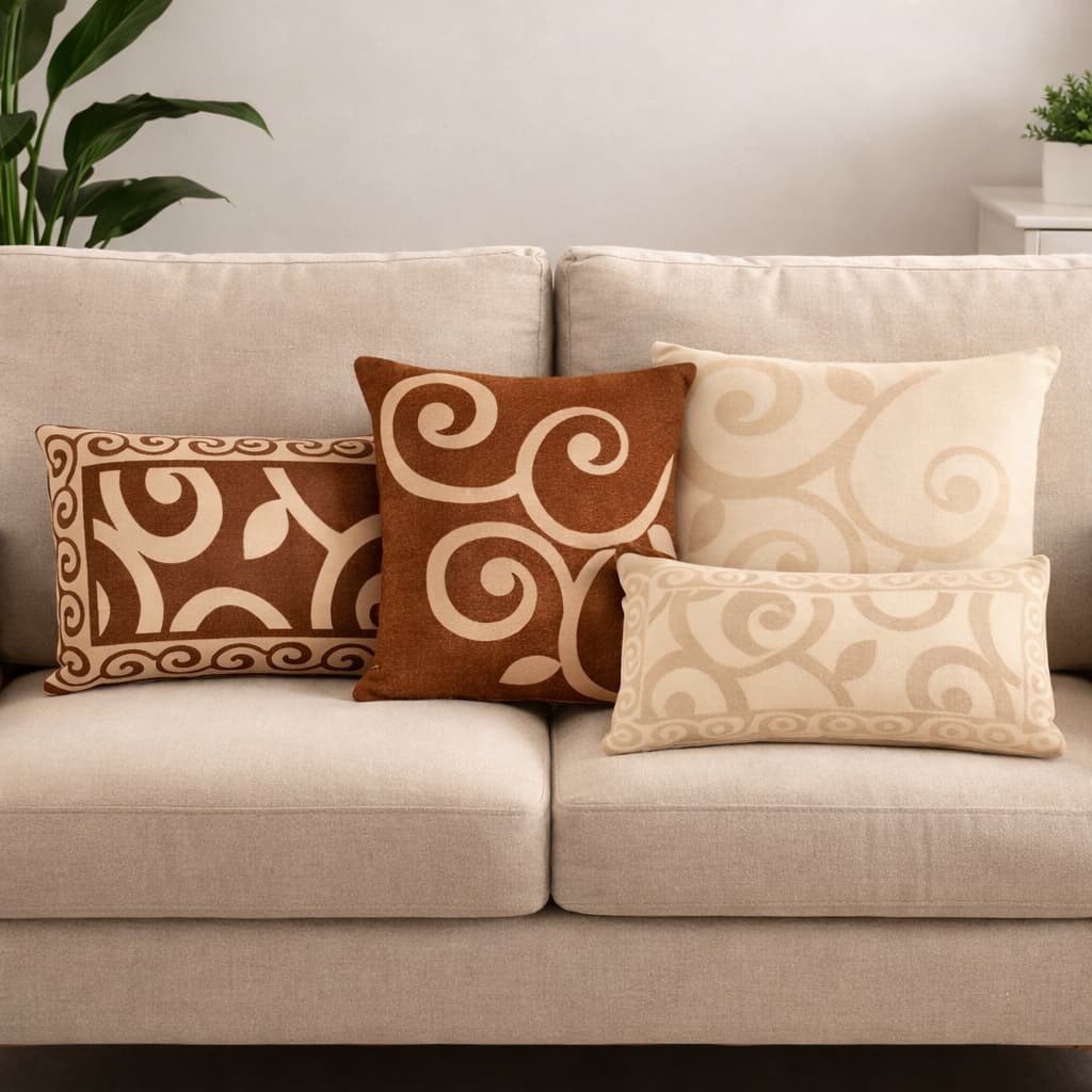 Capa De Almofada Baguete Retangular Decorativa Turin Exclusiva Premium
