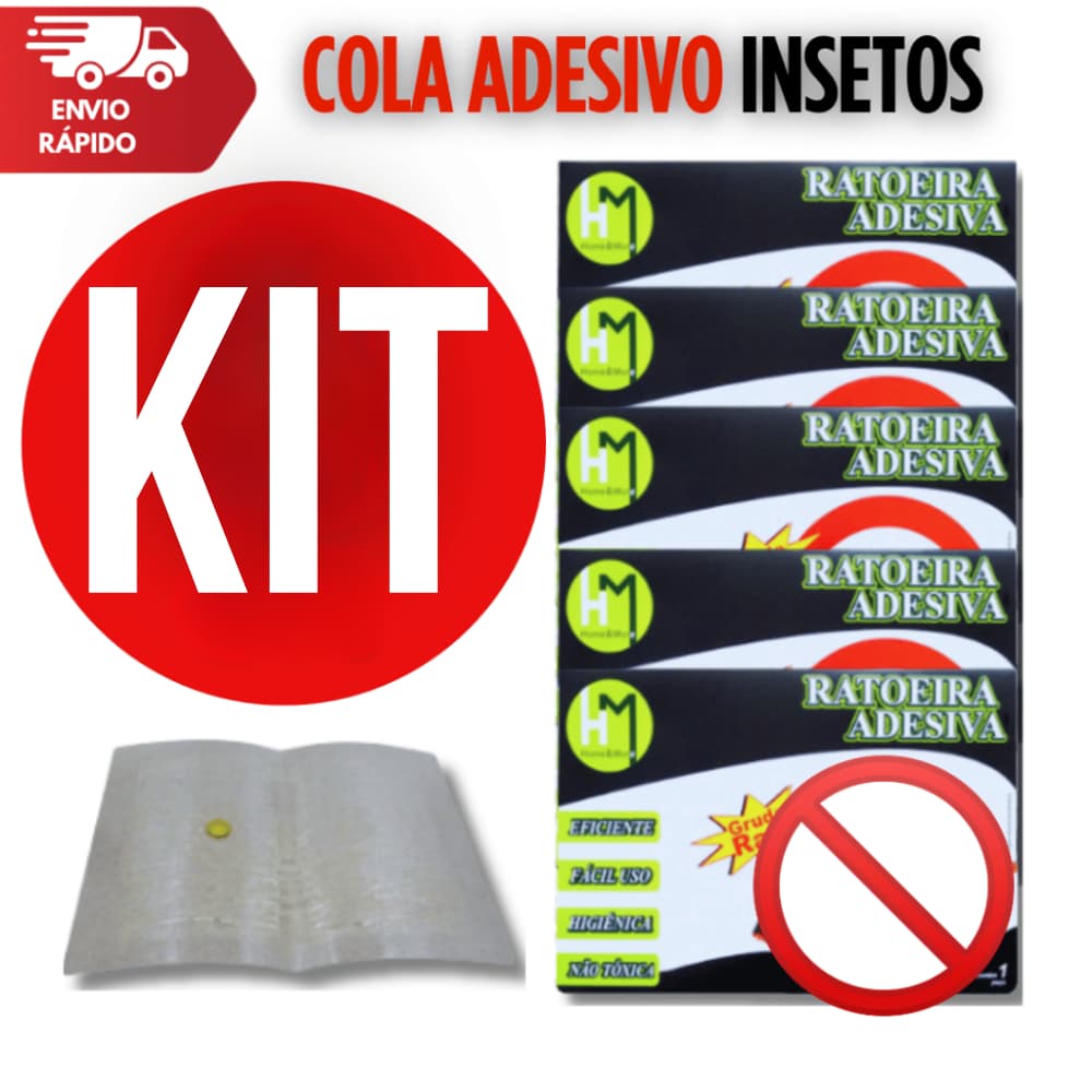 Adesivos Anti Pragas Controle Eficiente e Não Tóxico, Alta Aderência e Fácil Aplicação, Cola Forte, Uso Pratico
