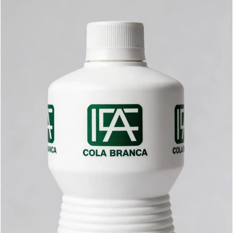 Cola Branca 1KG Atoxica multiuso escolar, madeira, isopor, papel, tecido, couro, plastico, borracha.