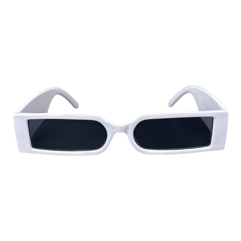 Óculos de Sol Retrô Quadrado Branco – Estilo Moderno e Fashion