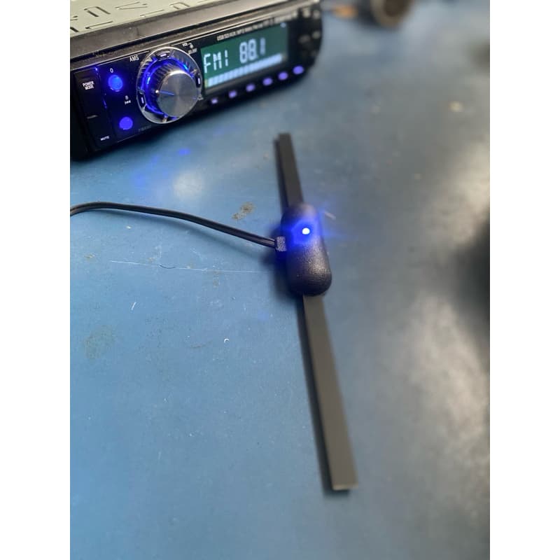 Antena Interna automotiva Radio Am Fm veicular Amplificada Para-brisa Para Carro Universal